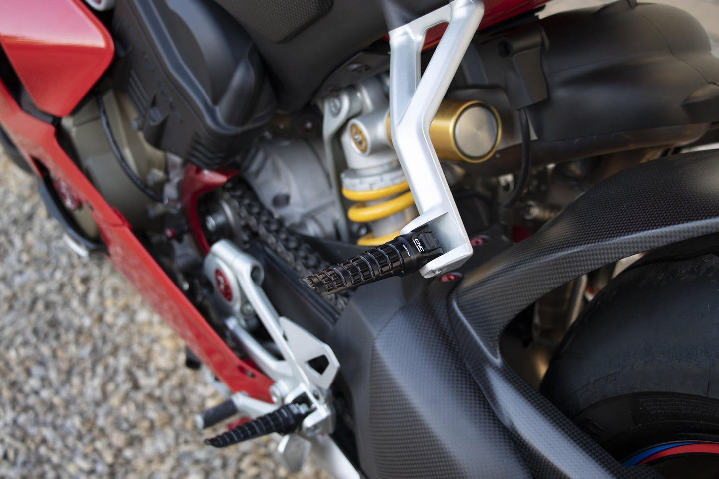 PC124 - CNC RACING Ducati Panigale / Streetfighter Passenger Footpegs