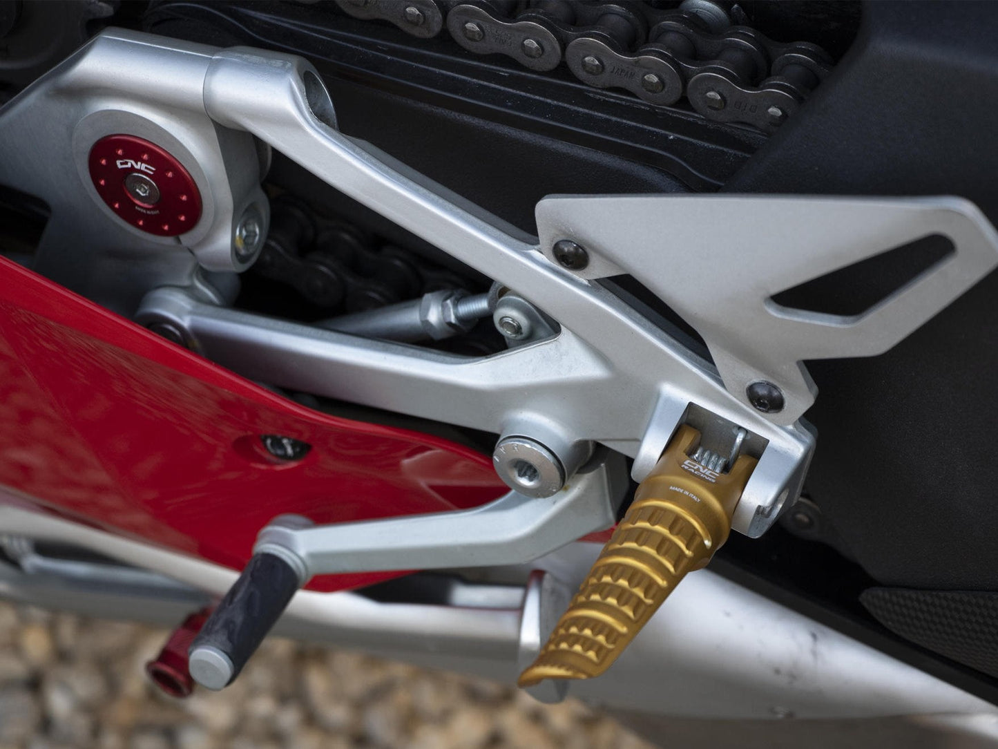 PC124 - CNC RACING Ducati Pilot Footpegs