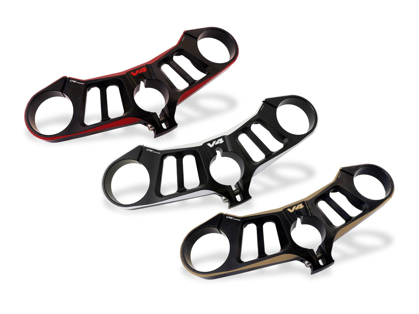 PST15 - CNC RACING Ducati Panigale V4 Triple Clamps Top Plate (bi-color)