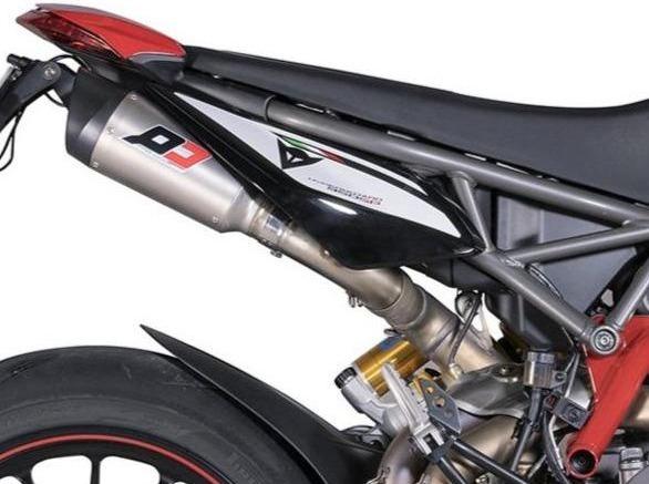 QD EXHAUST Ducati Hypermotard 950 Slip-on Exhaust "Twin Gunshot" (EU homologated)