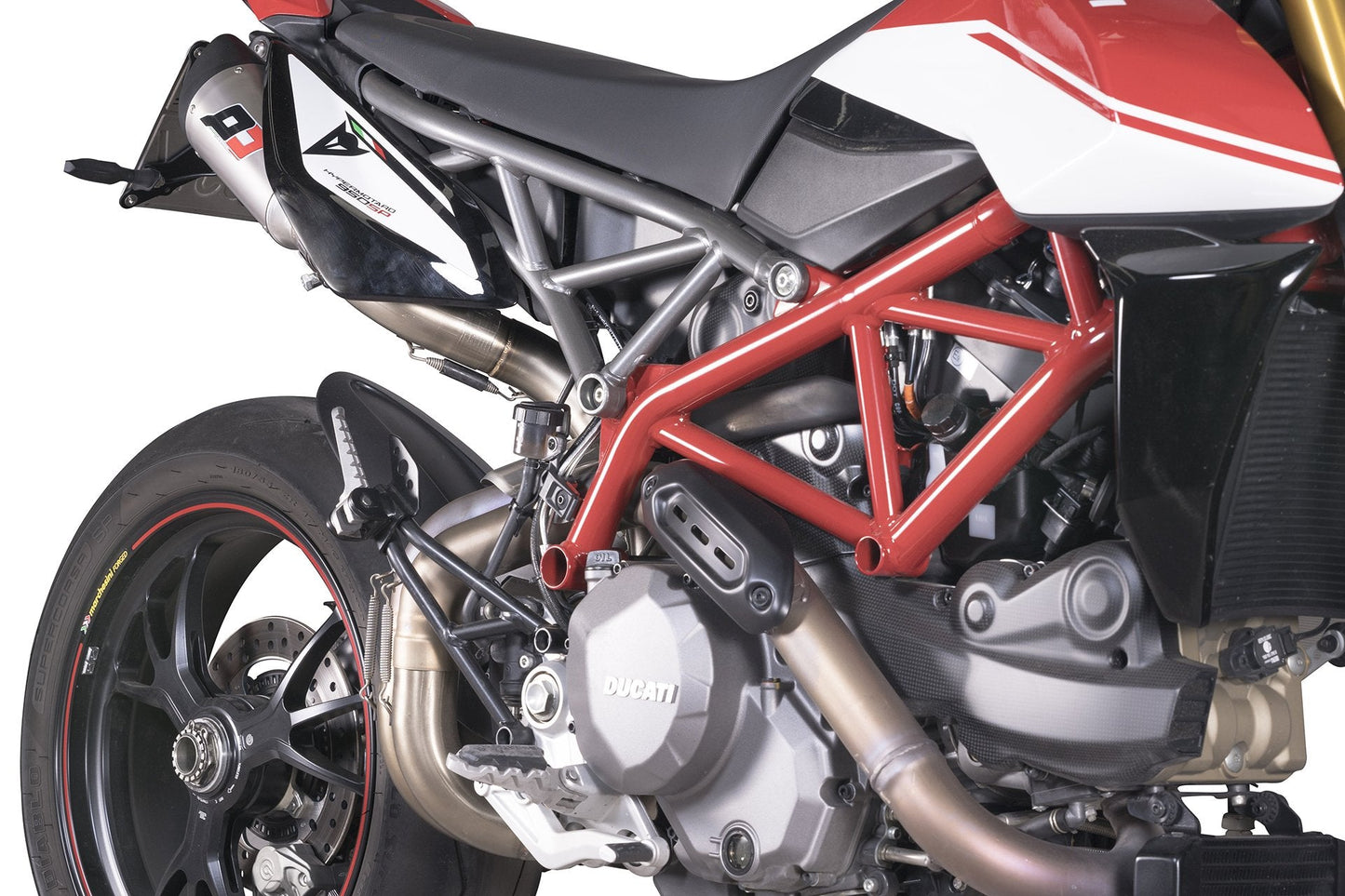 QD EXHAUST Ducati Hypermotard 950 Slip-on Exhaust "Twin Gunshot" (EU homologated)