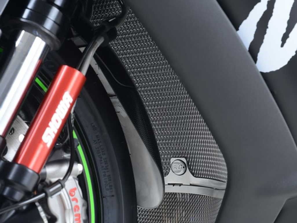 RAD0200 - R&G RACING Kawasaki Ninja ZX-10R (08/20) Radiator Guard & Downpipe Grill – Accessories in the 2WheelsHero Motorcycle Aftermarket Accessories and Parts Online Shop