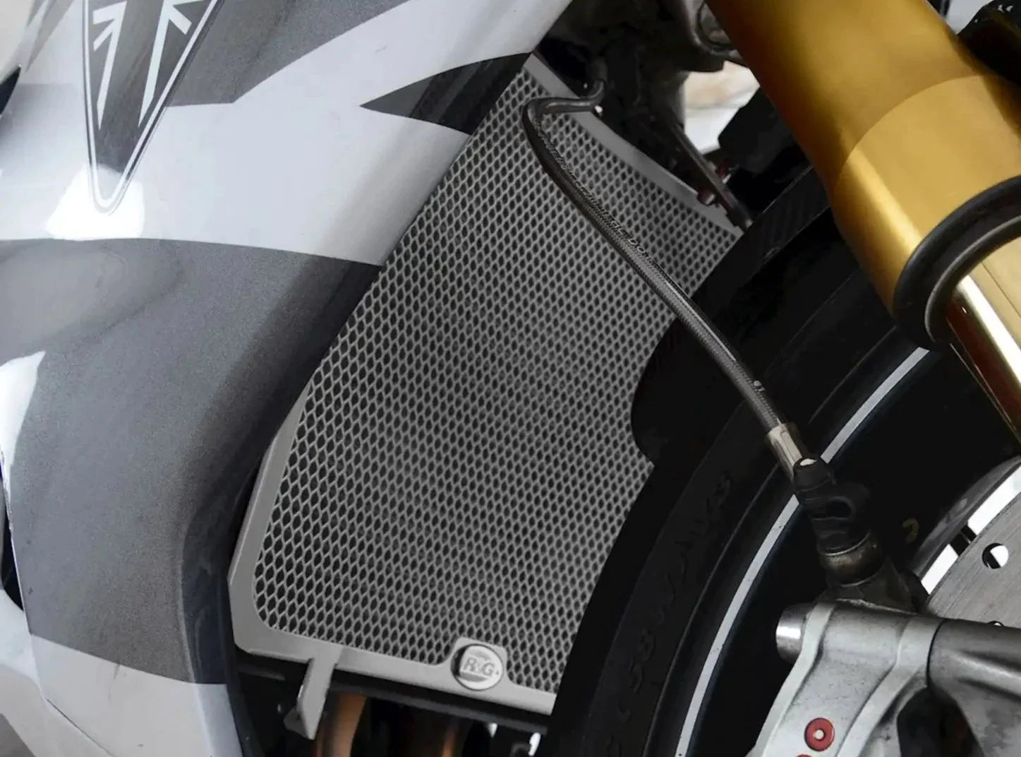 RAD0261 - R&G RACING Triumph Daytona Moto2™ 765 (2020+) Radiator Guard – Accessories in the 2WheelsHero Motorcycle Aftermarket Accessories and Parts Online Shop