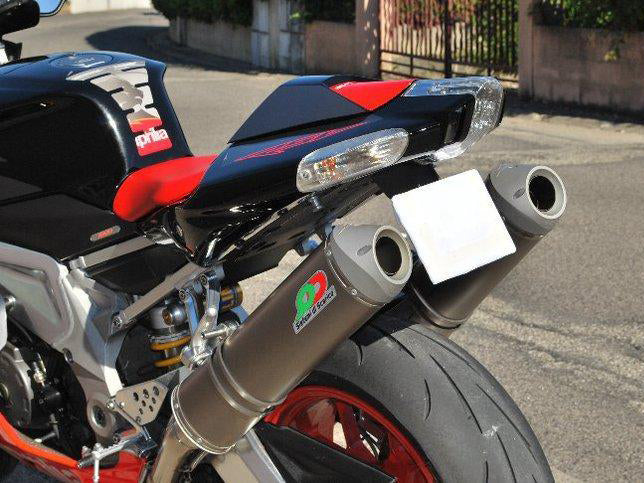 QD EXHAUST Aprilia RSV / Tuono V2 Dual Slip-on Exhaust "Magnum" (EU homologated)