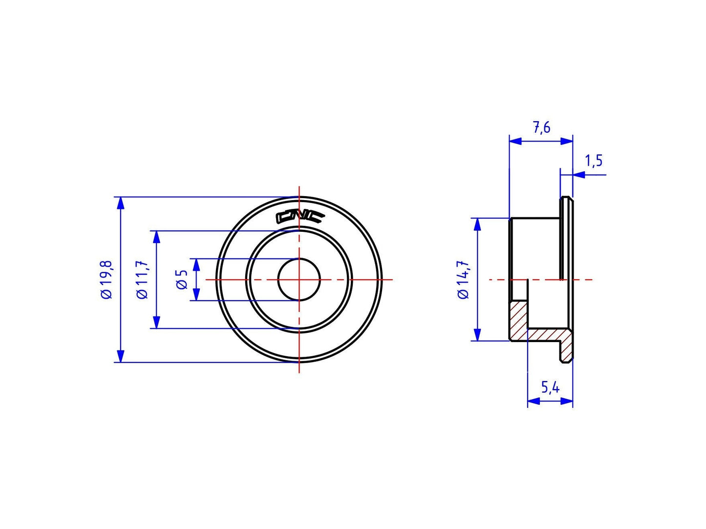 SF120 - CNC RACING Ducati Clutch Spring Retainers