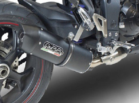 GPR Triumph Tiger 1050 Sport (2017 – ) Slip-on Exhaust "Furore Evo 4 Nero" (EU homologated)