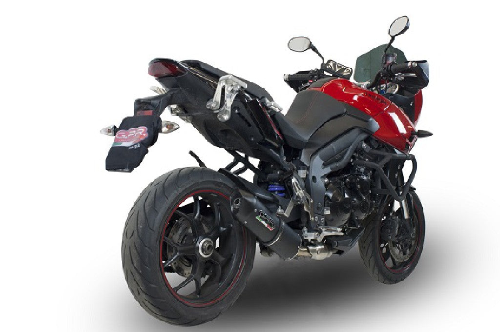 GPR Triumph Tiger 1050 Sport (2017 – ) Slip-on Exhaust "Furore Evo 4 Nero" (EU homologated)