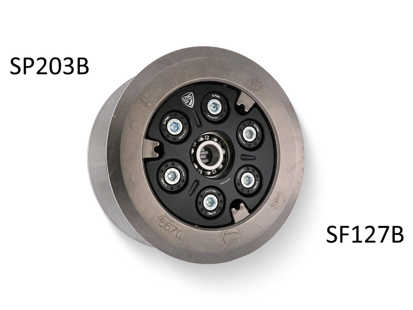 SP203 - CNC RACING Ducati Oil Bath Clutch Pressure Plate