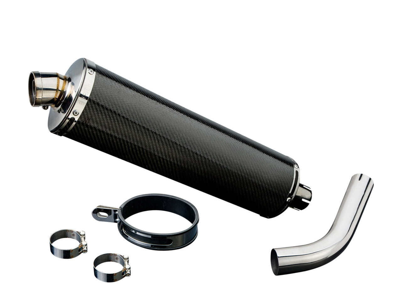 DELKEVIC Honda VFR800 Interceptor (98/01) Full Exhaust System with Stubby 18" Carbon Silencer