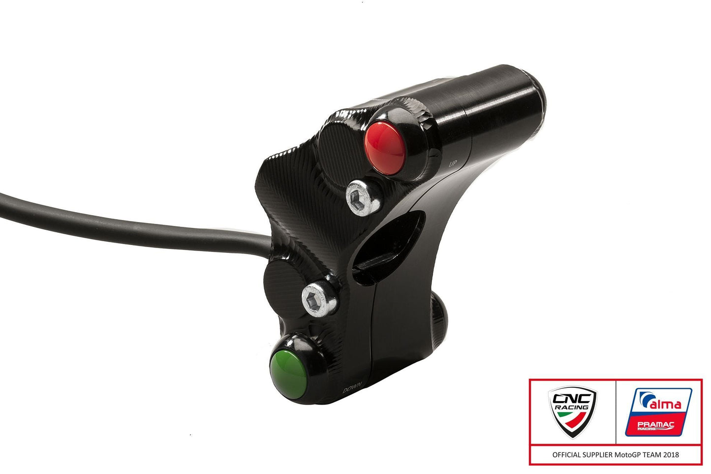 SWD07PR - CNC RACING Ducati Monster 796/1100/1100 Evo 7 Buttons Left Handlebar Switch (Pramac edition; street)