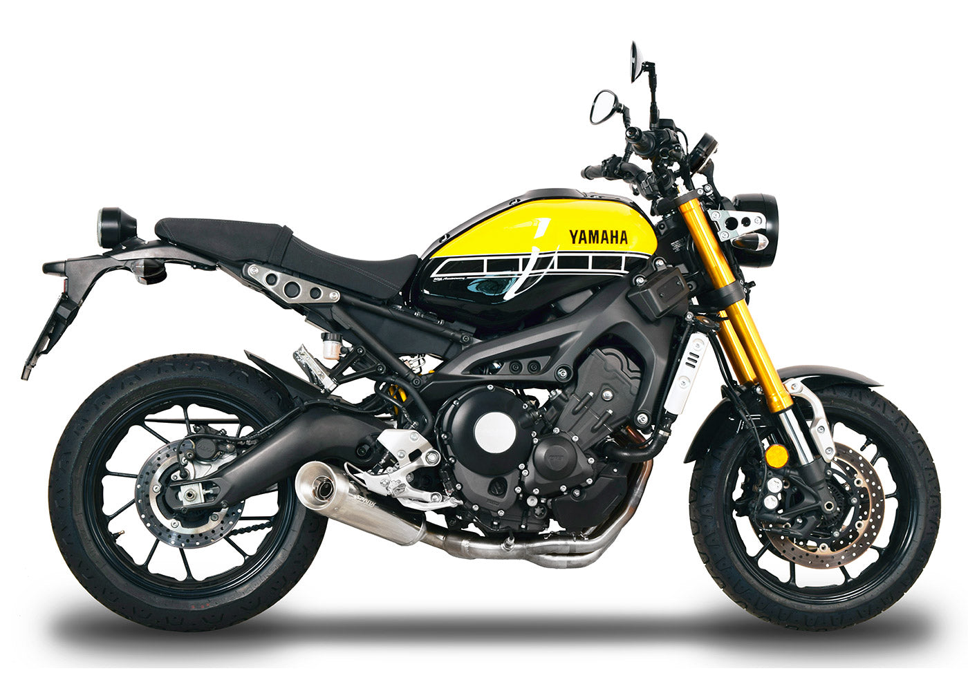 SPARK GYA8835S Yamaha MT-09 / XSR900 Exhaust Silencer "Evo V" Low Position (EU homologated)