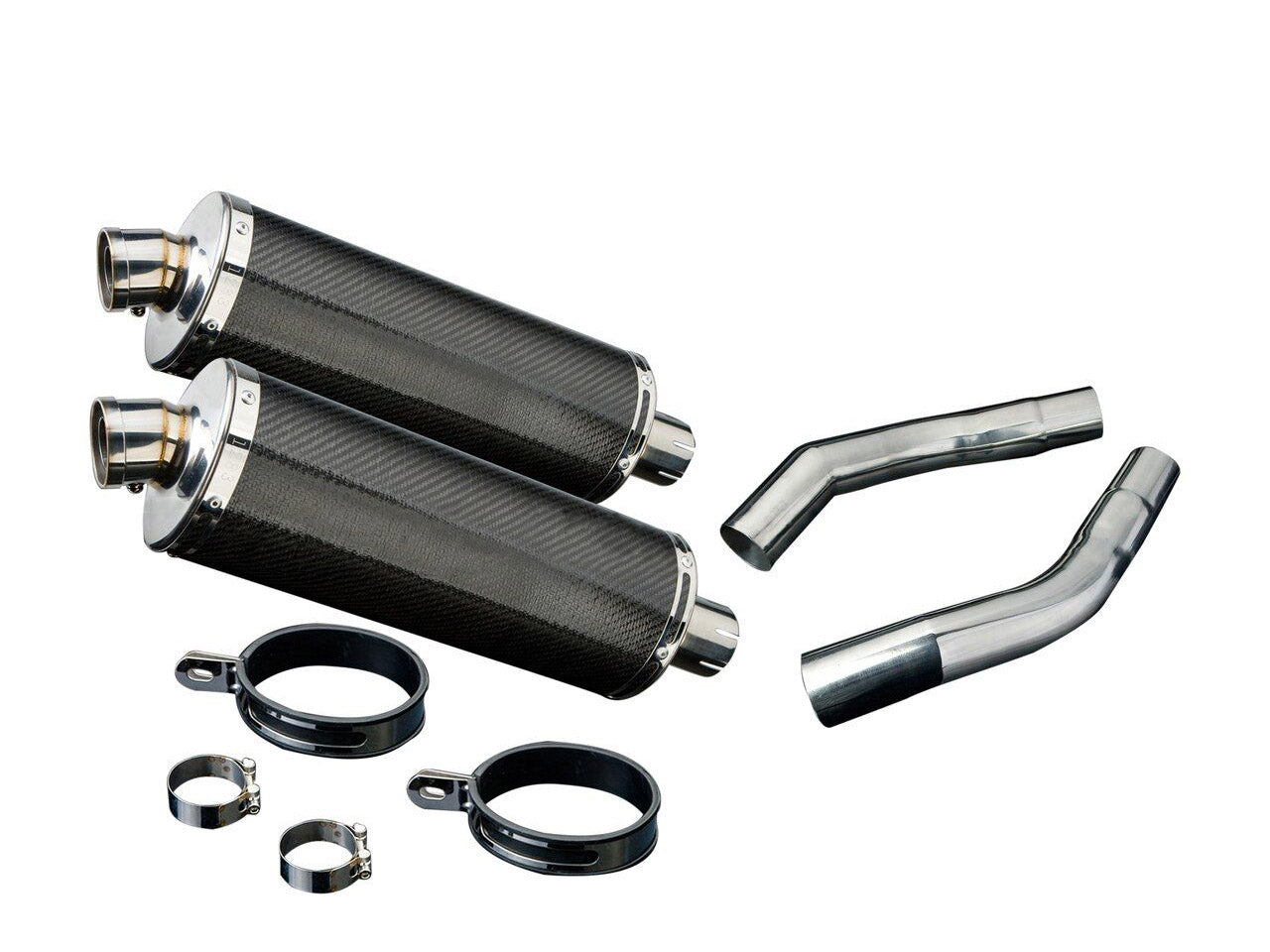 DELKEVIC Honda ST1300 (02/16) Slip-on Exhaust Stubby 14" Carbon