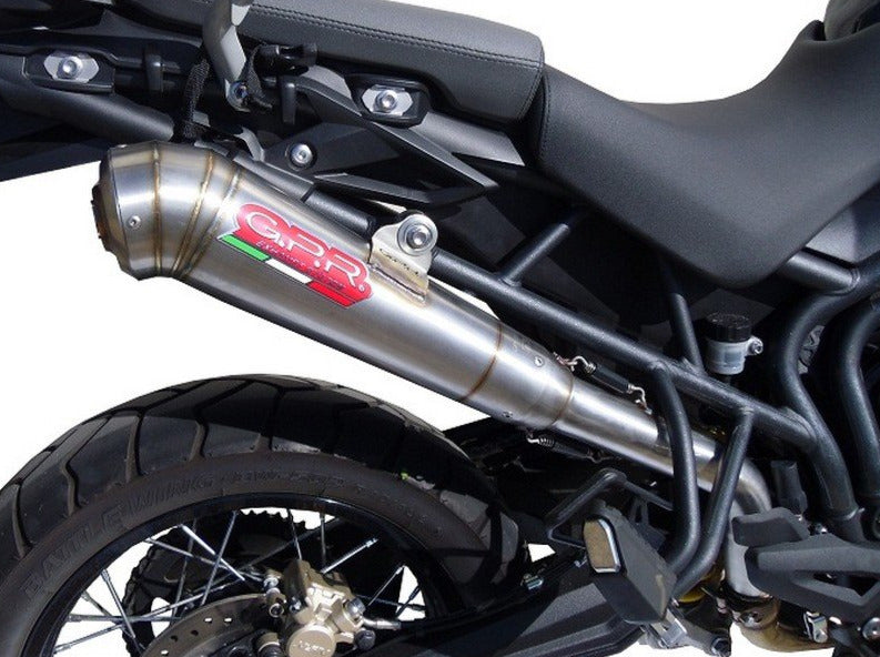 GPR Triumph Tiger 800 (2018 – ) Slip-on Exhaust "Powercone Evo" (EU homologated)