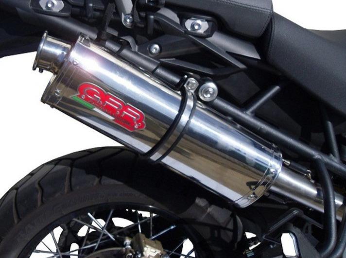 GPR Triumph Tiger 800 (10/17) Slip-on Exhaust "Trioval" (EU homologated)