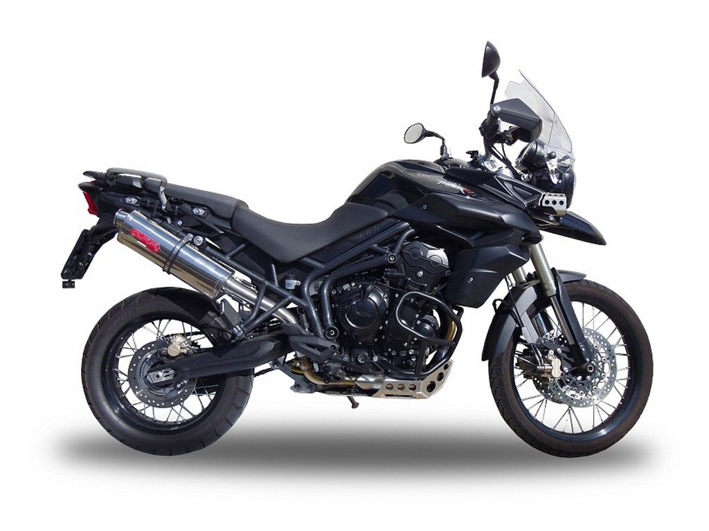 GPR Triumph Tiger 800 (2018 – ) Slip-on Exhaust "Trioval" (EU homologated)