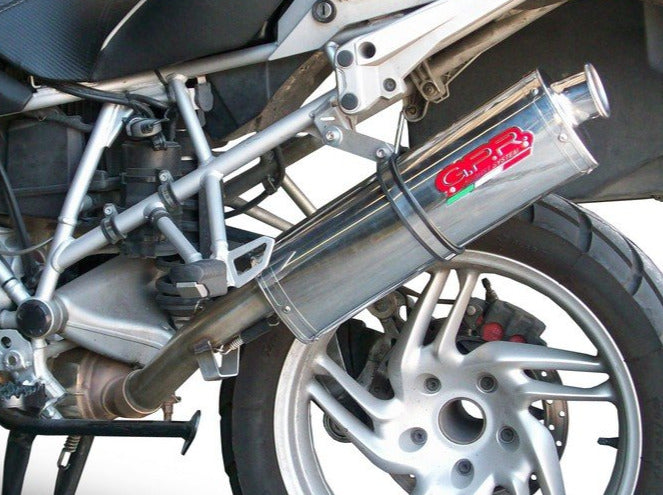 GPR BMW R1200GS Adventure (05/09) Slip-on Exhaust "Trioval" (EU homologated)