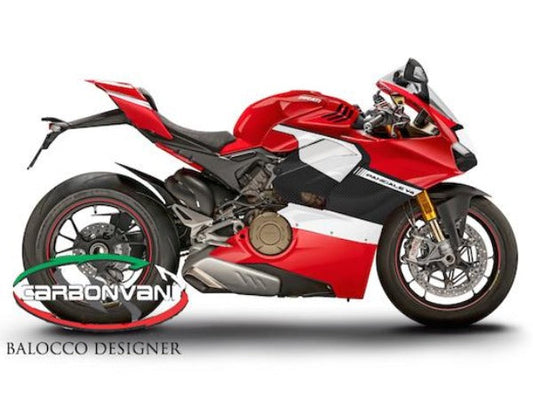 CARBONVANI Ducati Panigale V4 / V4R Full Carbon Fairing Set (8 parts; Aruba version)