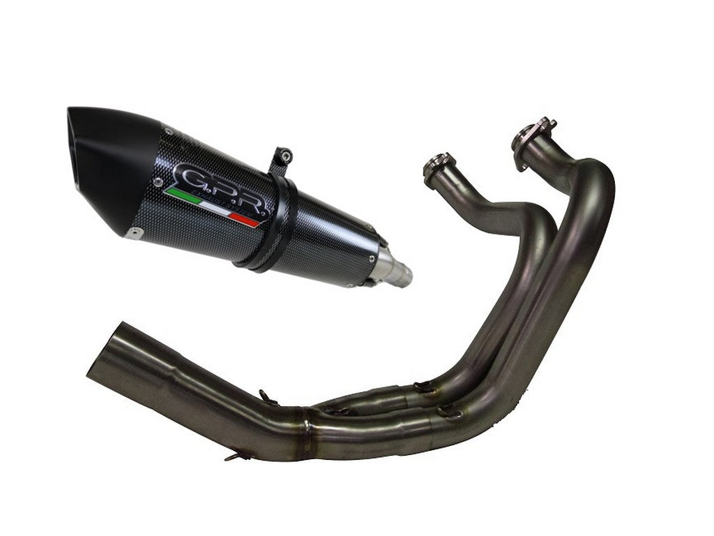 GPR Kawasaki KLE 650 Versys (17/21) Full Exhaust System "GP Evo 4 Poppy" (EU homologated)