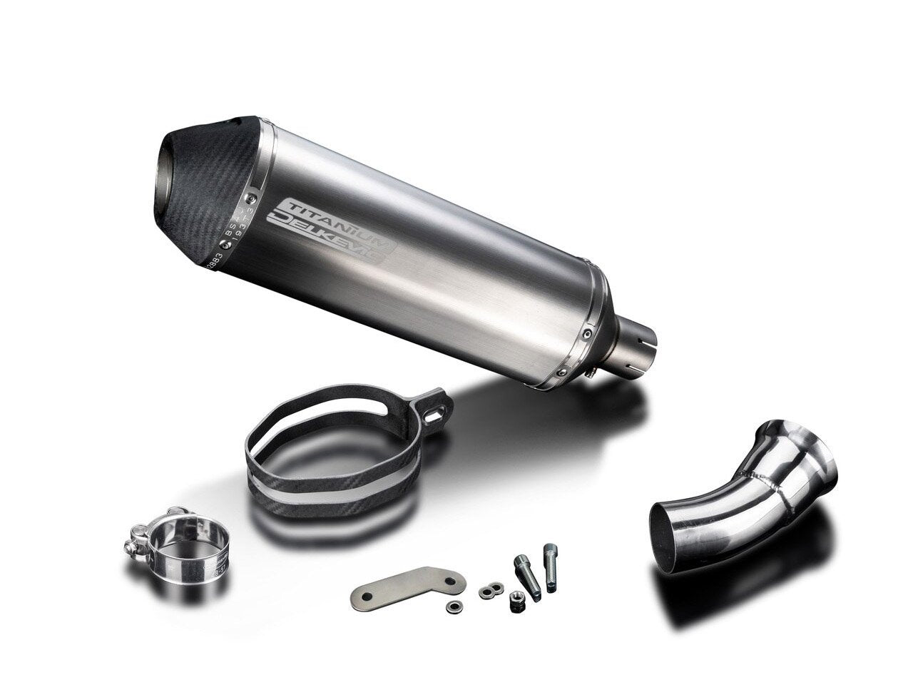 DELKEVIC Ducati Hypermotard 939/821 Slip-on Exhaust 13.5" X-Oval Titanium