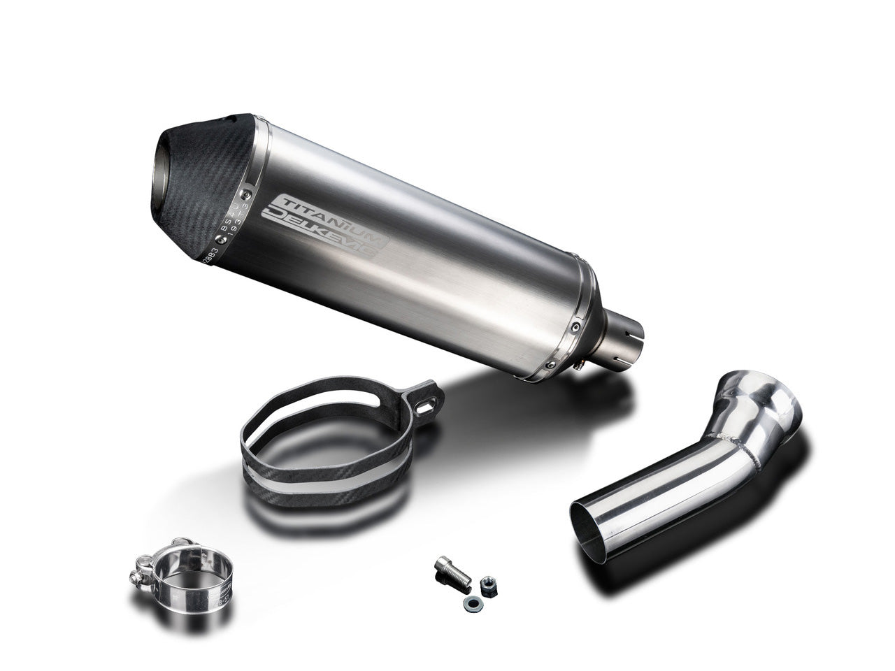 DELKEVIC BMW K1300S Slip-on Exhaust 13.5" X-Oval Titanium