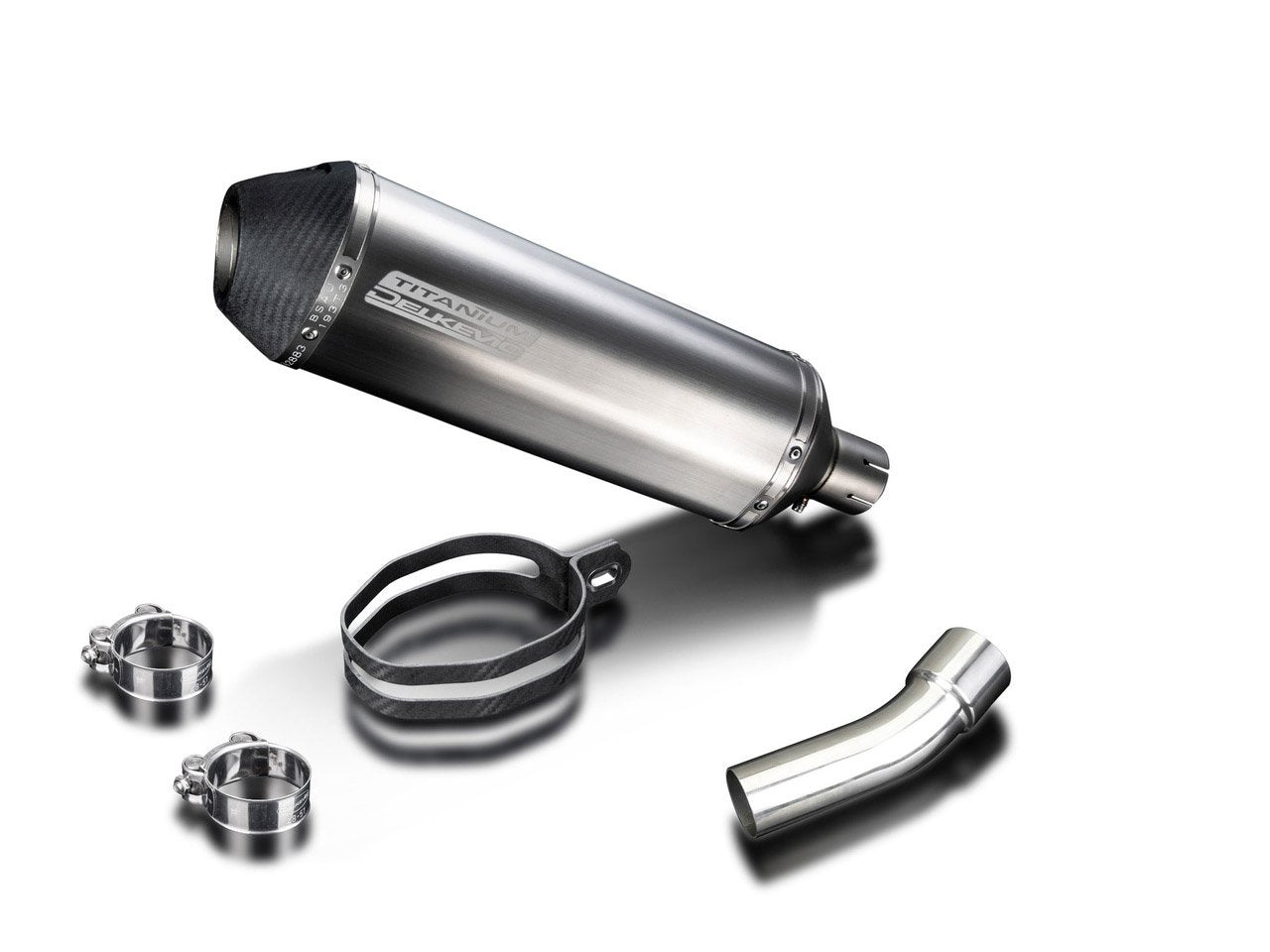 DELKEVIC Ducati Diavel 1200 Slip-on Exhaust 13.5" X-Oval Titanium