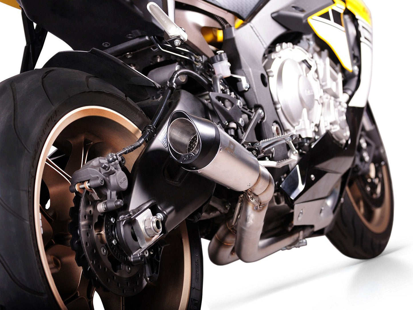 QD EXHAUST Yamaha YZF-R1 (2017+) Semi-Full Exhaust System "Gunshot" (racing) – Accessories in MotoDeal – Motorcycle Accessories and Parts Online Shop