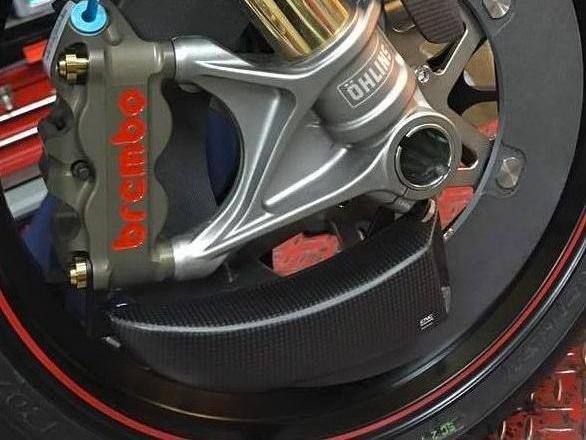 ZA701 - CNC RACING Ducati Superbike 1098S Carbon Front Brake Cooling System "GP Ducts"