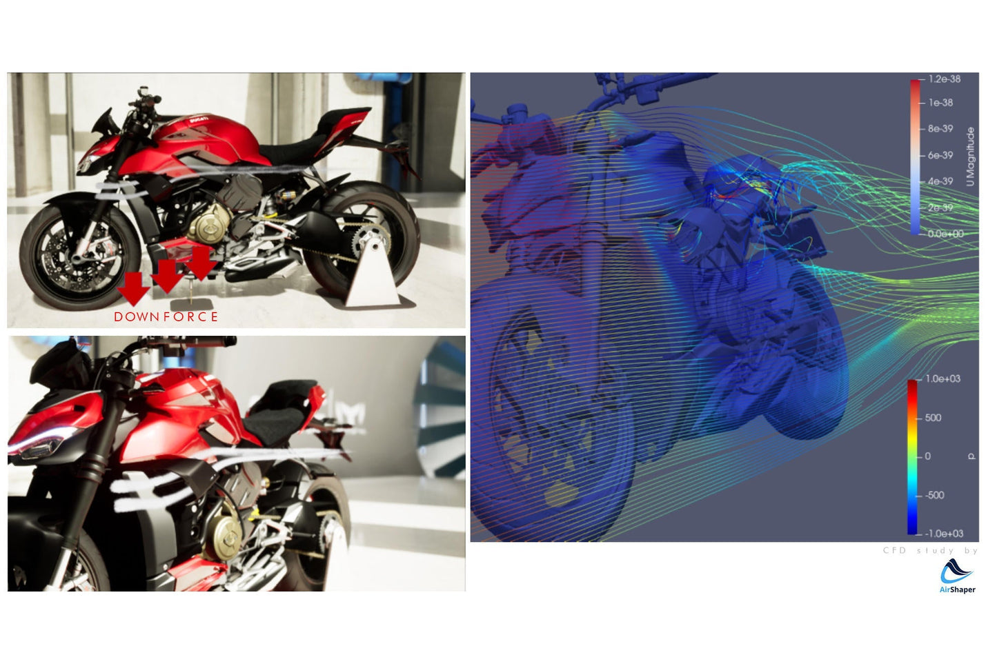 ZW005 - CNC RACING Ducati Streetfighter V4 (2020+) MotoGP Carbon Aerodynamic Winglets