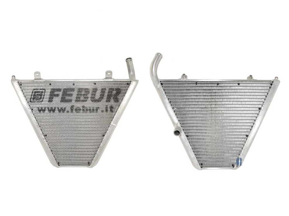 FEBUR Kawasaki Ninja 250/300 Additional Racing Water Radiator Evo (With silicon hoses)