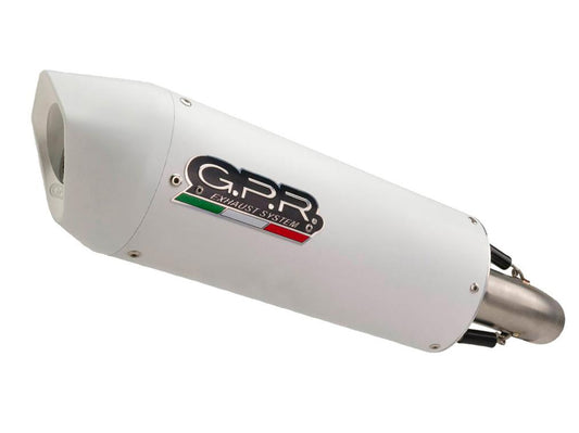 GPR MV Agusta Brutale 675 Slip-on Exhaust "Albus Ceramic" (EU homologated)