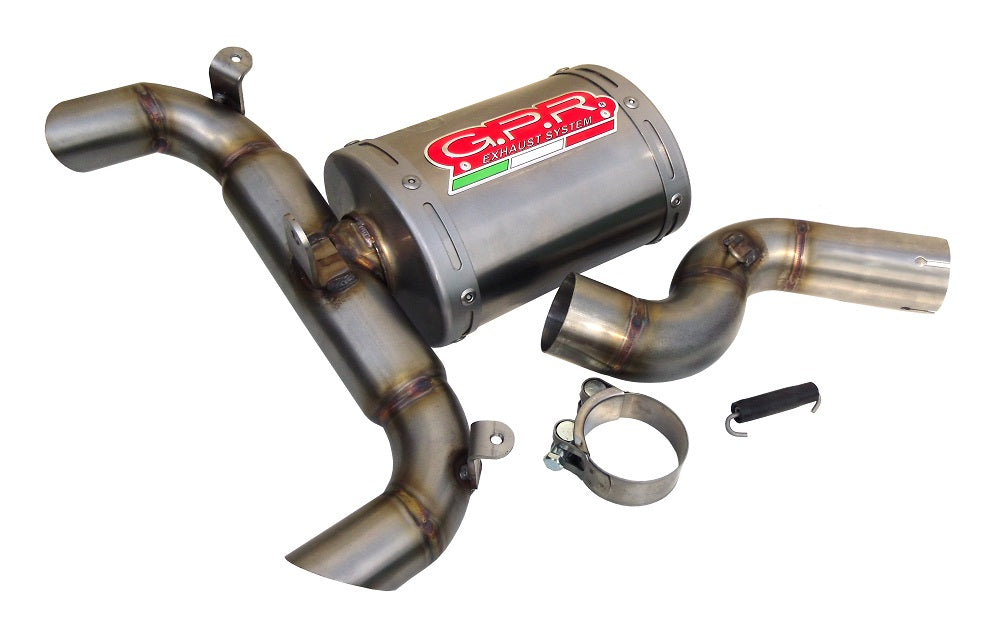 GPR Suzuki GSR600 Slip-on Exhaust "Alluminio Ghost" (EU homologated)