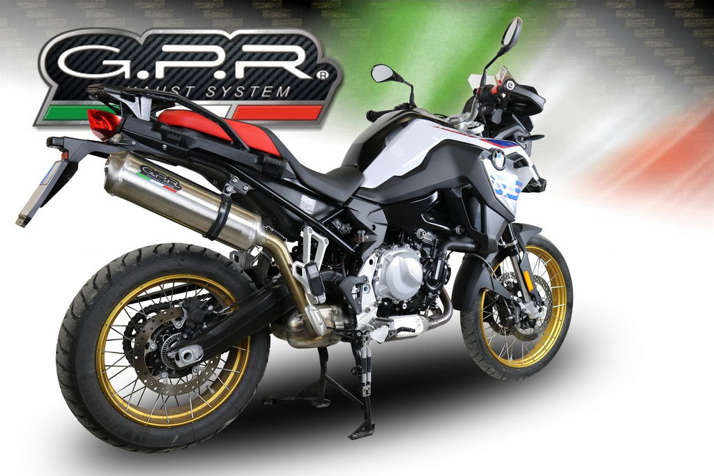 GPR BMW F850GS / Adventure Slip-on Exhaust "Satinox" (EU homologated)