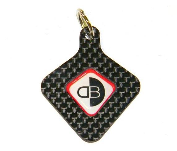 DUCABIKE Carbon Key Chain