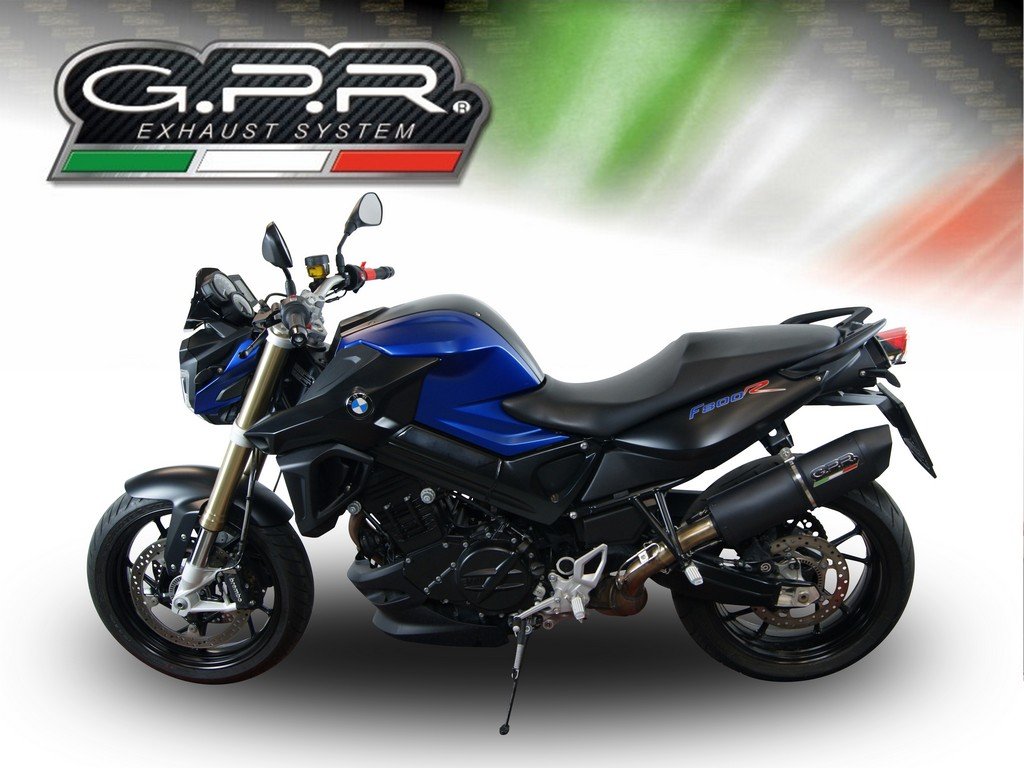 GPR BMW F800R (17/19) Slip-on Exhaust "Furore Evo 4 Nero" (EU homologated)