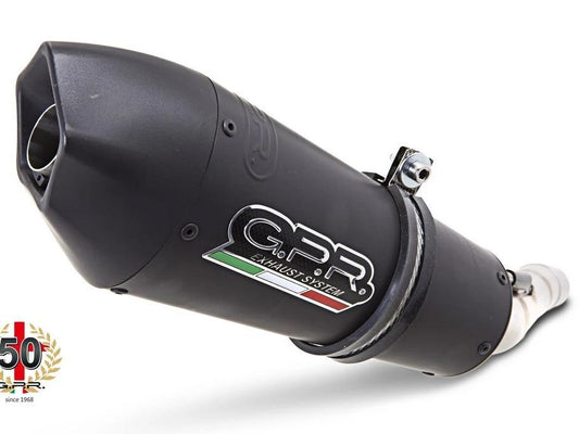 GPR Kawasaki ER-6 (12/16) Full Exhaust System "GPE Anniversary Black Titanium" (EU homologated)