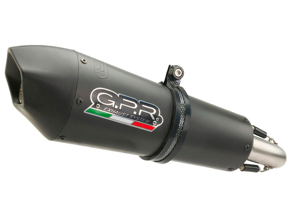 GPR Yamaha YZF-R6 (2017 – ) Slip-on Exhaust "GP Evo 4 Black Titanium" (EU homologated)