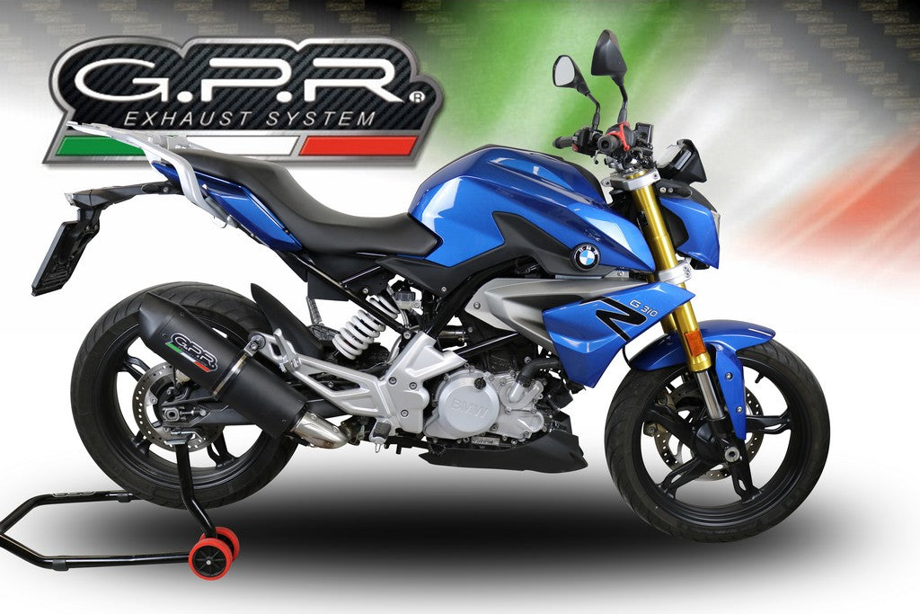 GPR BMW G310R/GS Full Exhaust System "Furore Evo 4 Nero" (EU homologated)