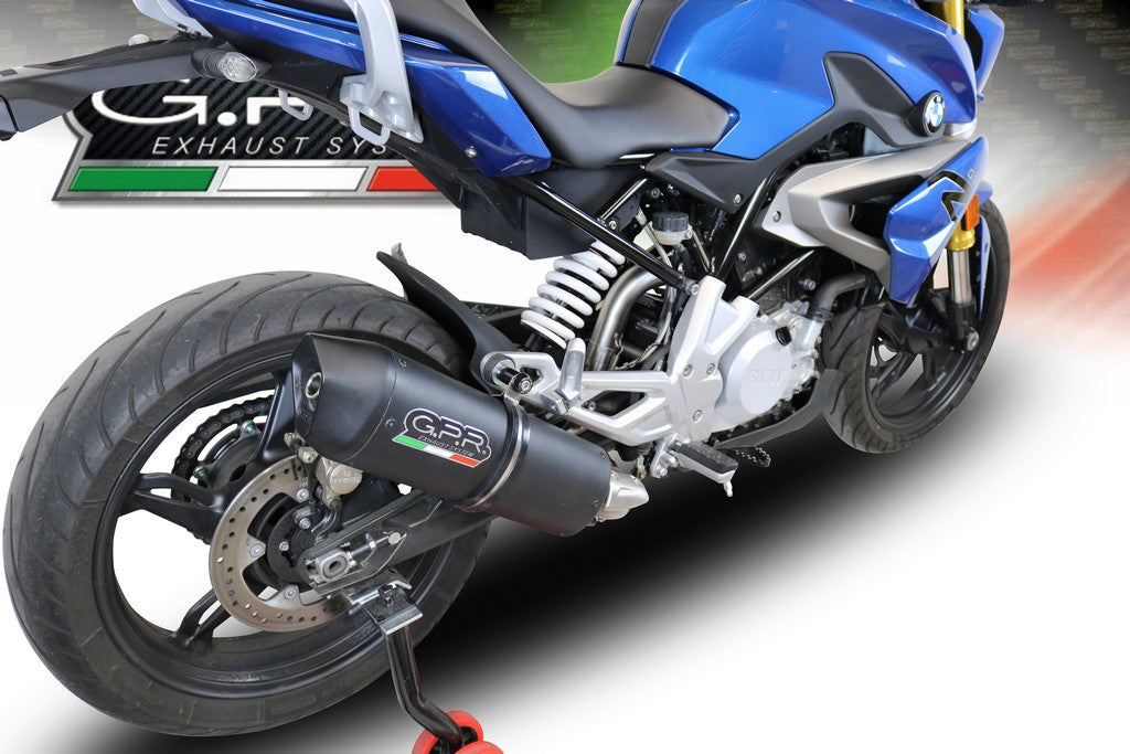 GPR BMW G310R/GS Full Exhaust System "Furore Evo 4 Nero" (EU homologated)