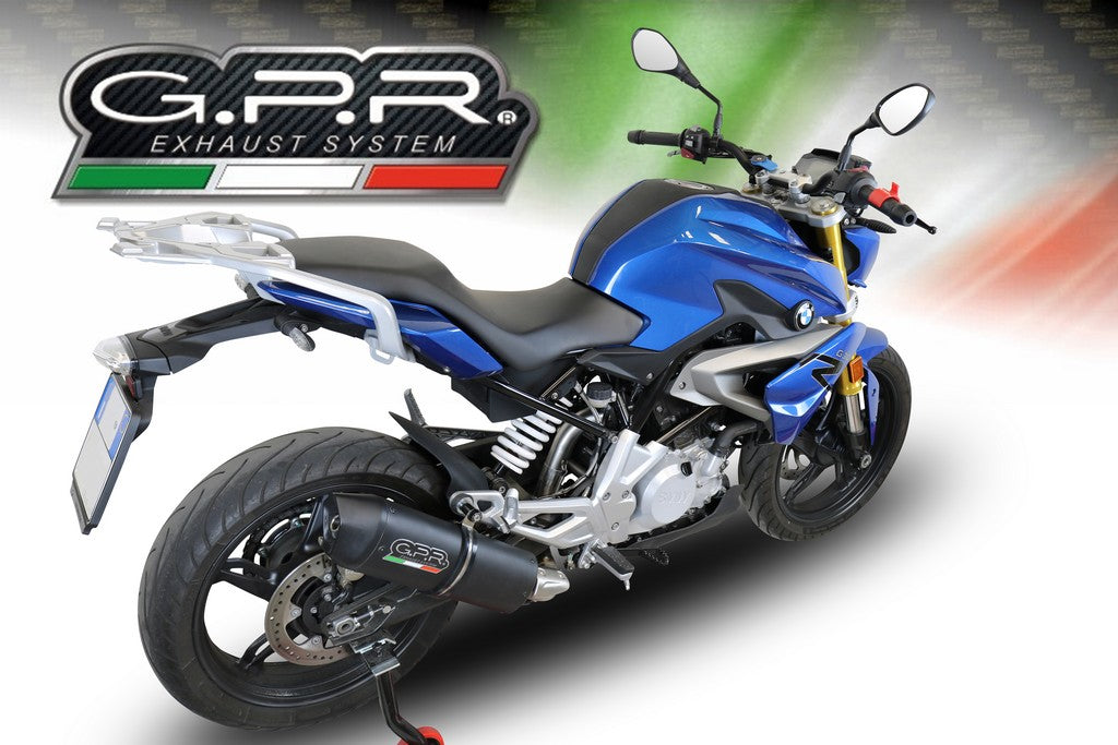 GPR BMW G310R/GS Full Exhaust System "Furore Evo 4 Nero" (EU homologated)