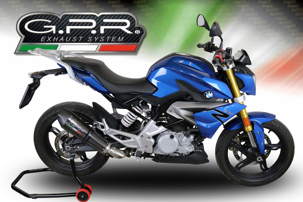 GPR BMW G310R/GS Full Exhaust System "GP Evo 4 Poppy" (EU homologated)