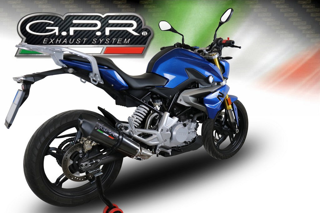 GPR BMW G310R/GS Full Exhaust System "GP Evo 4 Poppy" (EU homologated)