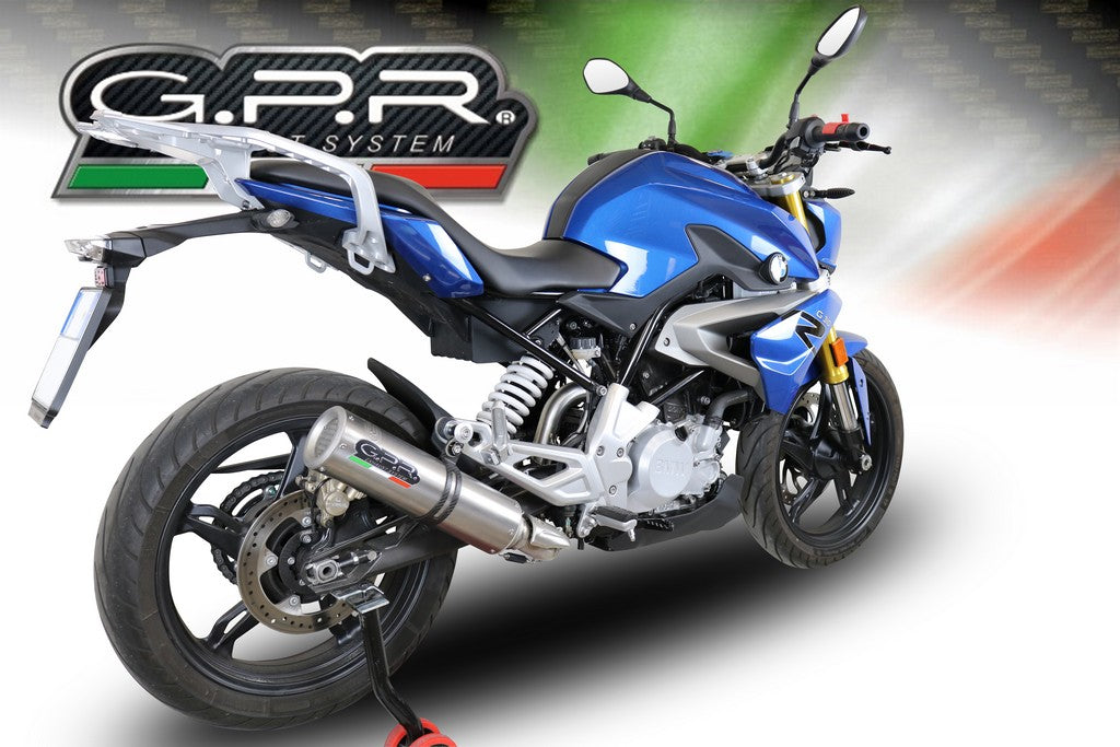 GPR BMW G310R/GS Full Exhaust System "M3 Titanium Natural" (EU homologated)