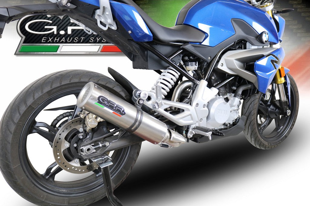 GPR BMW G310R/GS Full Exhaust System "M3 Titanium Natural" (EU homologated)