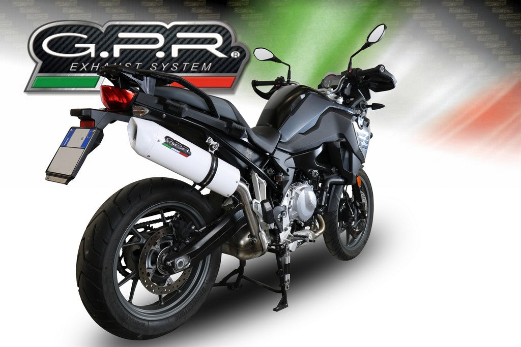 GPR Honda CRF1000L Africa Twin Slip-on Exhaust "Albus Ceramic" (EU homologated)