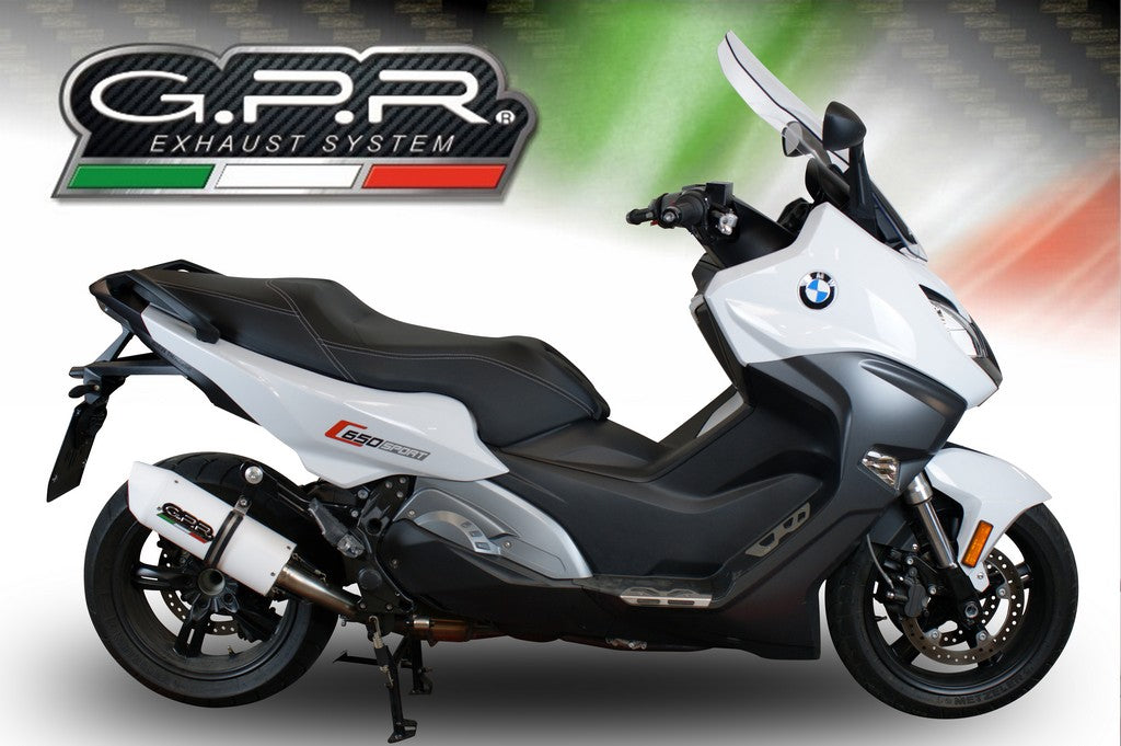 GPR BMW C650 Sport Slip-on Exhaust "Albus Evo 4" (EU homologated)