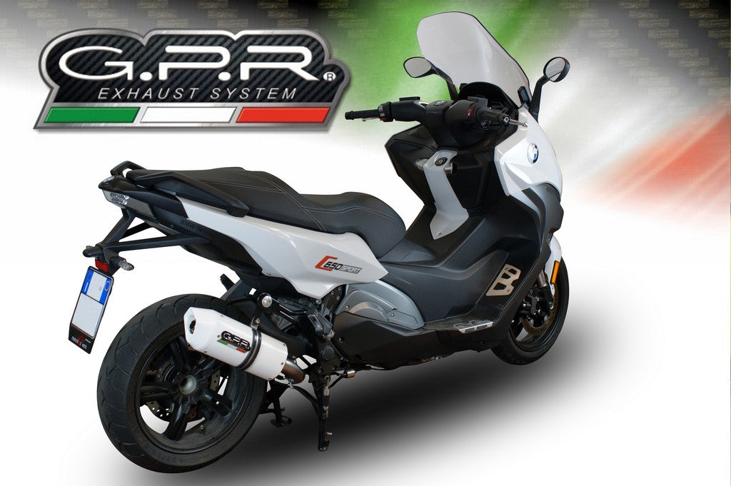 GPR BMW C650 Sport Slip-on Exhaust "Albus Evo 4" (EU homologated)