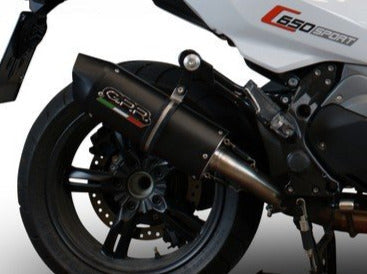 GPR BMW C650 Sport Slip-on Exhaust "Furore Evo 4 Nero" (EU homologated)