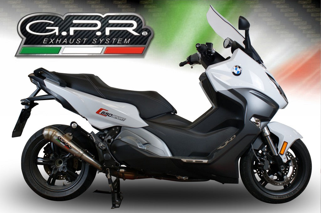 GPR BMW C650 Sport Slip-on Exhaust "Powercone Evo" (EU homologated)