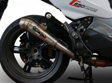 GPR BMW C650 Sport Slip-on Exhaust "Powercone Evo" (EU homologated)