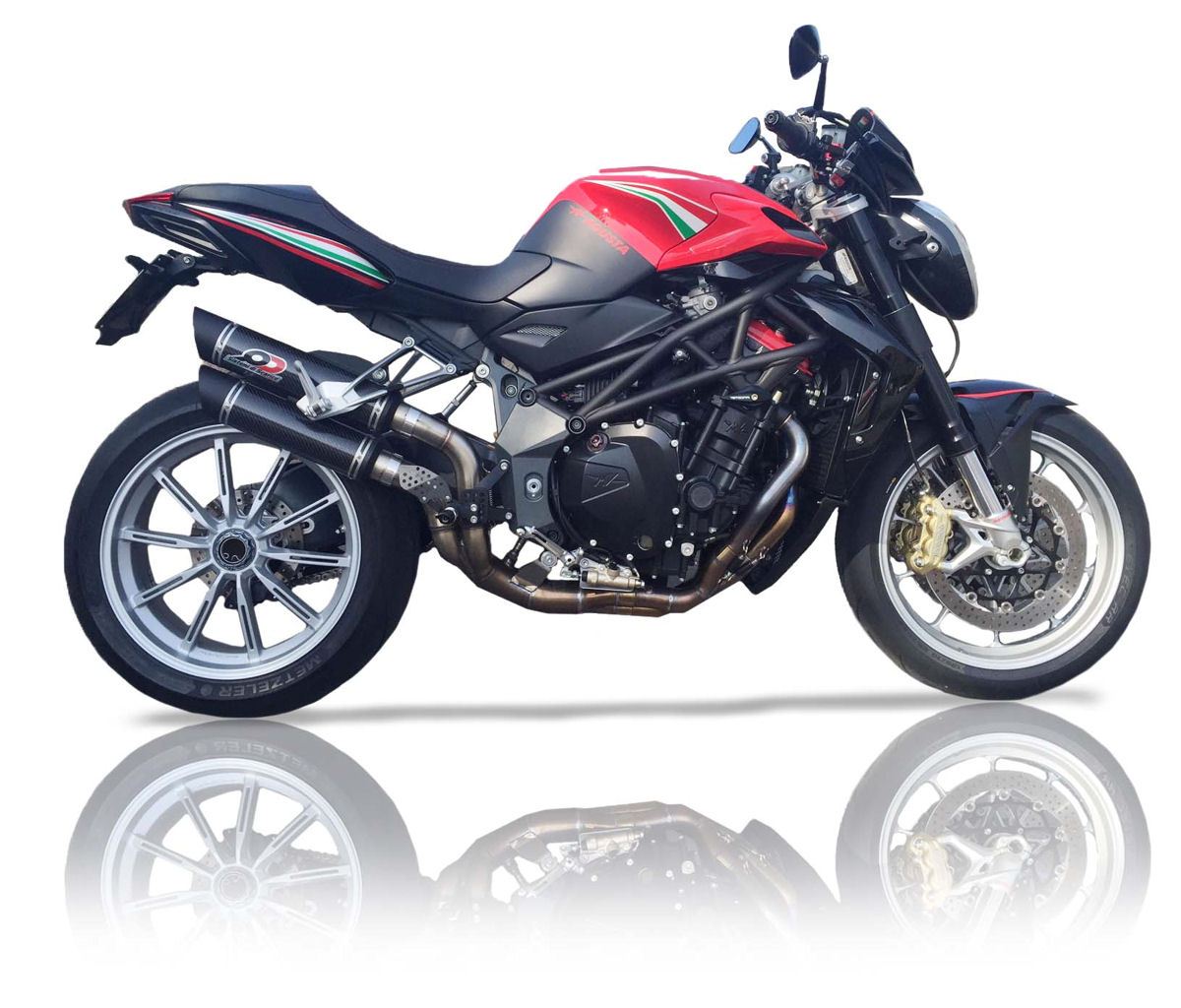 QD EXHAUST MV Agusta Brutale 910/1090 Dual Slip-on Exhaust "Magnum" (EU homologated)